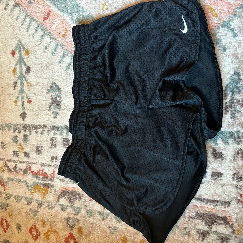 Black Athletic Shorts with Logo